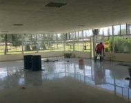 Reconstrucción piso del Salón Social Virgen de Chapi 12